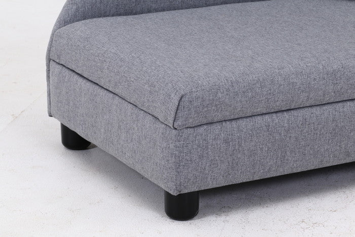 ペットカウチソファ (クッション付) GY グレー 830×430×485 fj-45231の画像