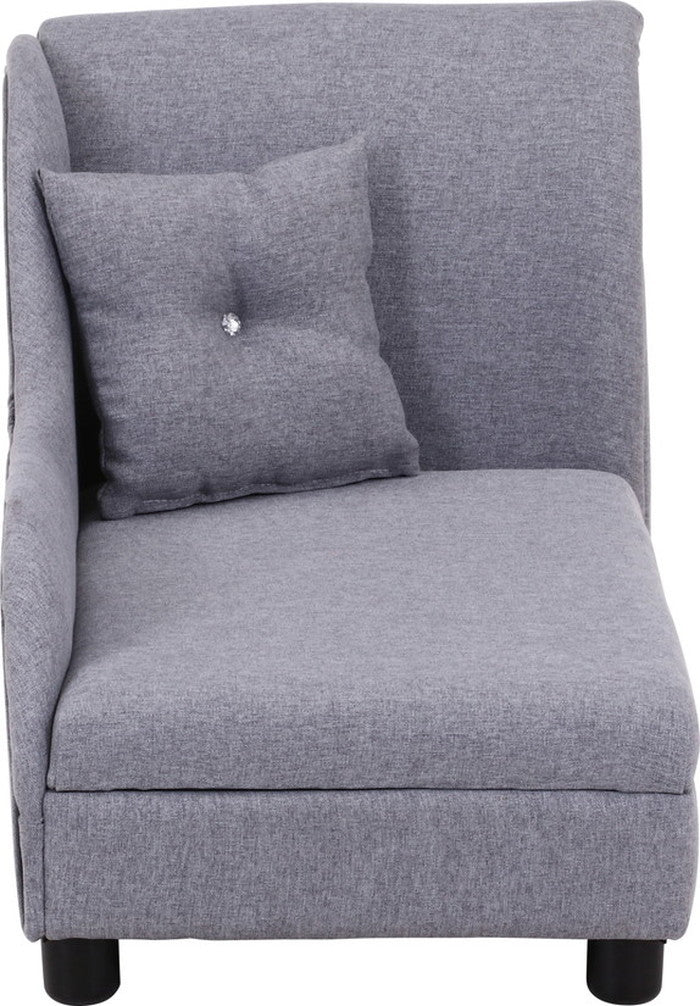 ペットカウチソファ (クッション付) GY グレー 830×430×485 fj-45231の画像