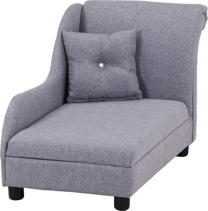 ペットカウチソファ (クッション付) GY グレー 830×430×485 fj-45231の画像