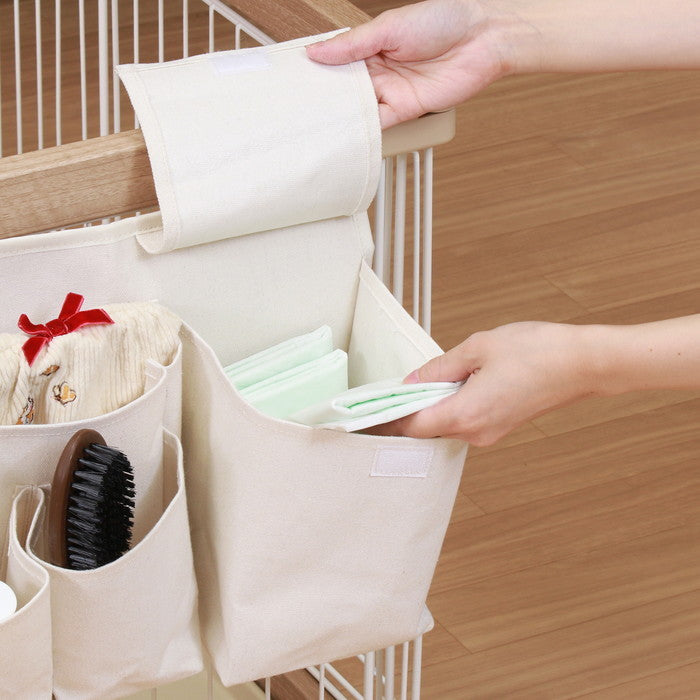 ペットケージ 柵 収納 IV アイボリー 幅540×奥行130×高さ250 fj-45366の画像