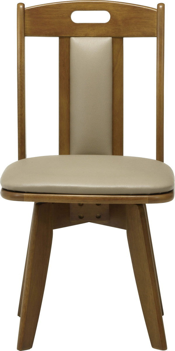 ダイニング 回転チェアー＃6271?4?2 ブラウン 1596568 ブラウン 幅440×奥行480×高さ795mm fj-46573の画像