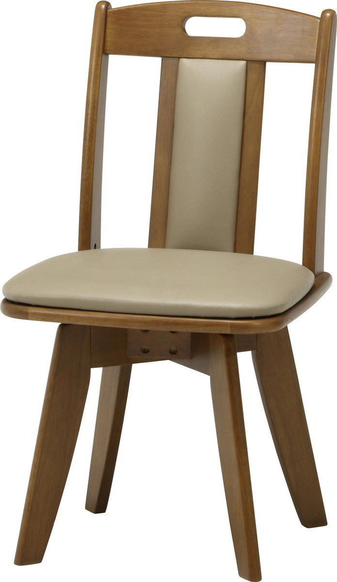 ダイニング 回転チェアー＃6271?4?2 ブラウン 1596568 ブラウン 幅440×奥行480×高さ795mm fj-46573の画像