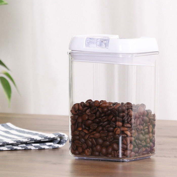 キャニスター スタッキングロック キュピタ 800ml 37753 クリア 完成品 W100×D100×H140mm 0.2kg fj-47751の画像