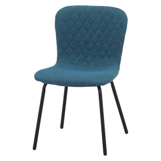 サイドチェア Lilly TO ターコイズ 組立品 W440×D515×H750mm 3.6kg fj-47805の画像