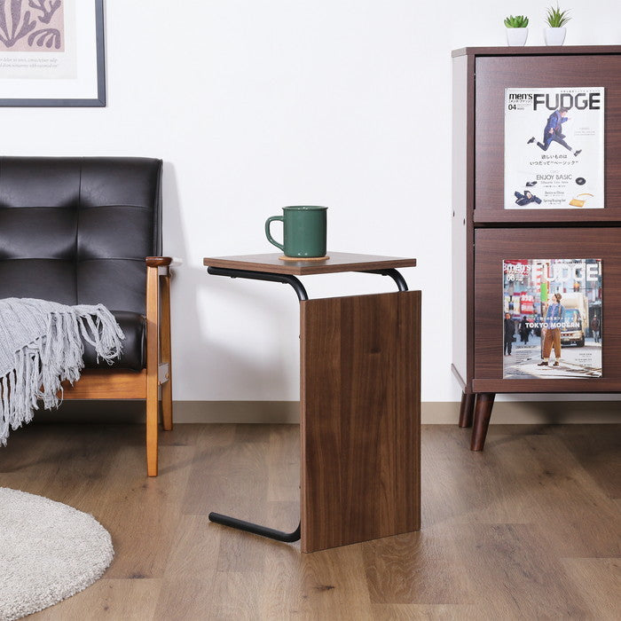 EZBO 2WAYテーブル 小 MBR EZ-ST 535 ミディアムブラウン 幅300×奥行315×高さ535mm fj-48376の画像