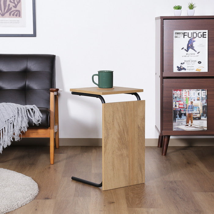 EZBO 2WAYテーブル 小 NA EZ-ST 535 オｰクナチュラル 幅300×奥行315×高さ535mm fj-48377の画像