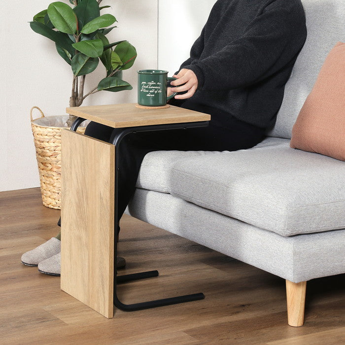 EZBO 2WAYテーブル 小 NA EZ-ST 535 オｰクナチュラル 幅300×奥行315×高さ535mm fj-48377の画像