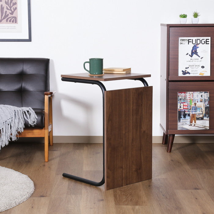 EZBO 2WAYテーブル 大 MBR EZ-ST 665 ミディアムブラウン 幅400×奥行420×高さ675mm fj-48378の画像