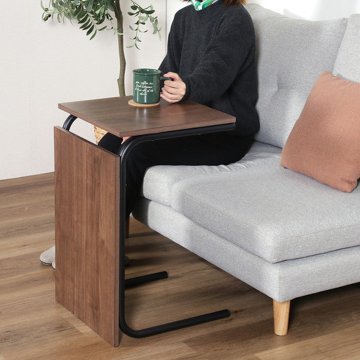 EZBO 2WAYテーブル 大 MBR EZ-ST 665 ミディアムブラウン 幅400×奥行420×高さ675mm fj-48378の画像