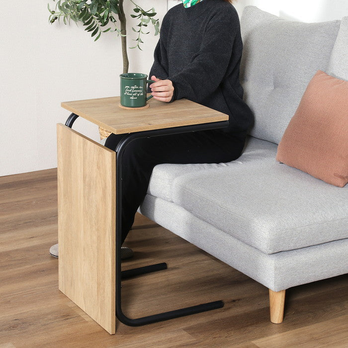 EZBO 2WAYテーブル 大 NA EZ-ST 665 オｰクナチュラル 幅400×奥行420×高さ675mm fj-48379の画像