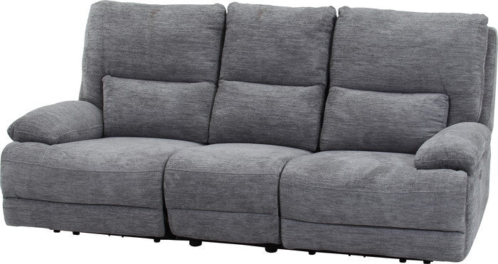 電動リクライナー GRACE 3P GY グレｰ 幅2060×奥行1030×高さ990mm fj-49115の画像