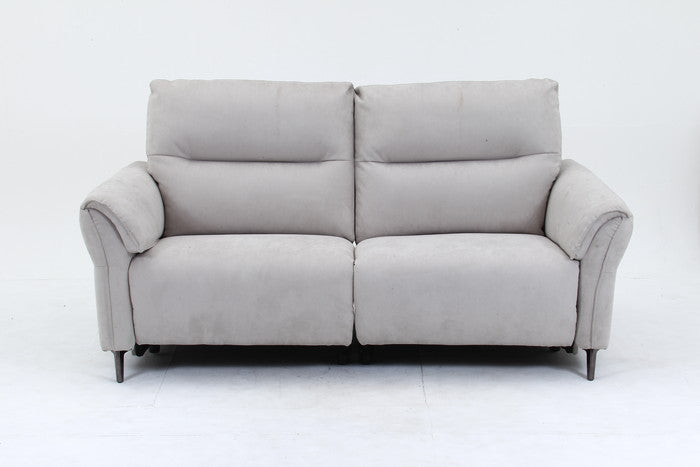 電動リクライナー FIRST ワイドラブ GY グレｰ 幅1900×奥行990×高さ970mm fj-49117の画像