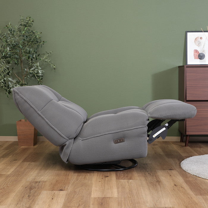 電動パーソナルチェアー MOVE GY グレｰ 幅880×奥行1050×高さ950mm fj-49119の画像