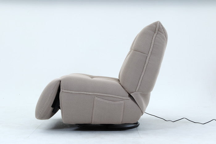 電動パーソナルチェアー MOVE BE ベｰジュ 幅880×奥行1050×高さ950mm fj-49120の画像