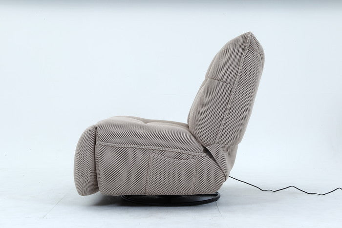 電動パーソナルチェアー MOVE BE ベｰジュ 幅880×奥行1050×高さ950mm fj-49120の画像