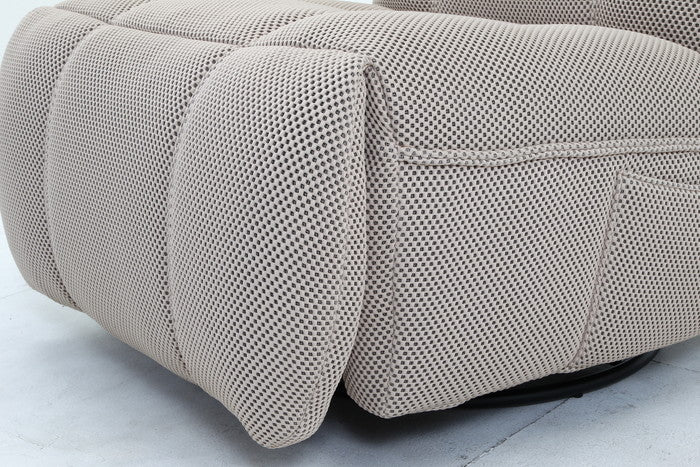 電動パーソナルチェアー MOVE BE ベｰジュ 幅880×奥行1050×高さ950mm fj-49120の画像