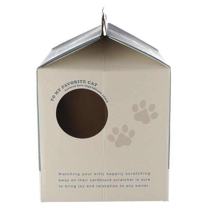 猫用 ネコ用 爪とぎ KDタイプ 牛乳パック ブルー 幅330×奥行330×高さ485 fj-49193の画像