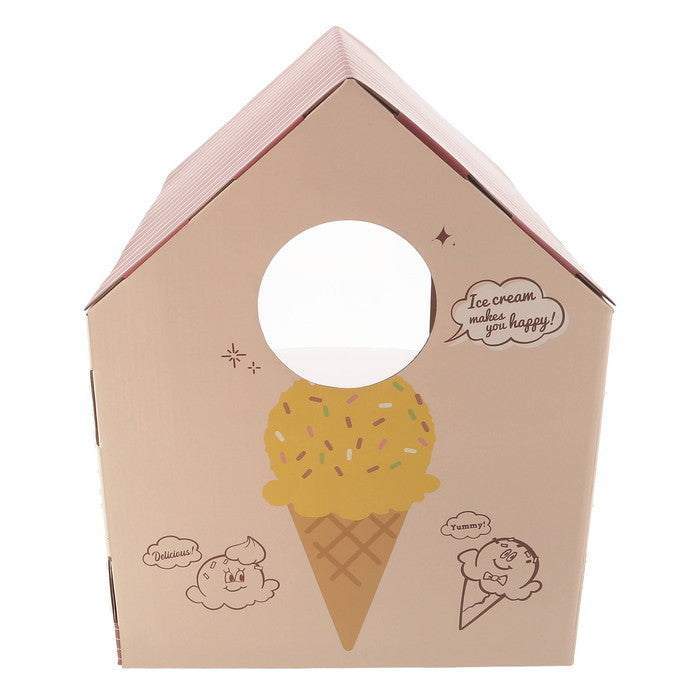 猫用 ネコ用 爪とぎ KDタイプ ハウス ピンク 幅370×奥行300×高さ380 fj-49194の画像