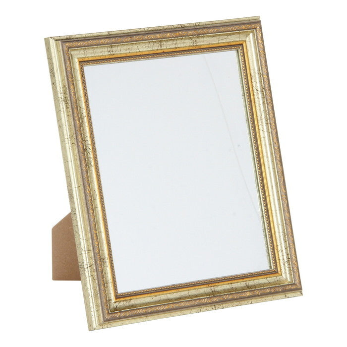 ミラー 卓上アンティーク トレント GD ゴールド 完成品 W250×D26×H300mm 0.6kg fj-50005の画像