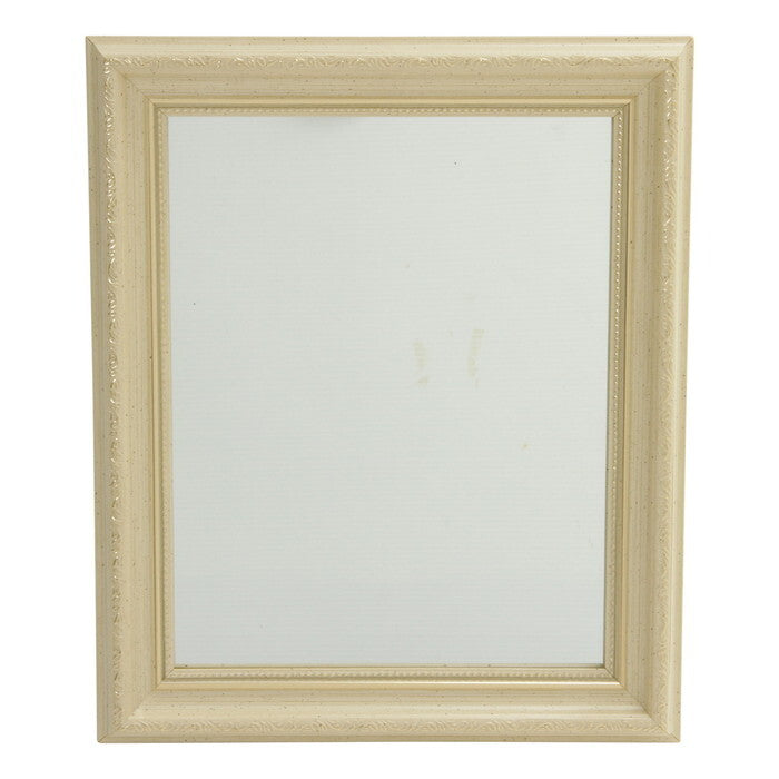 ミラー 卓上アンティーク トレント WH 白 完成品 W250×D26×H300mm 0.6kg fj-50006の画像