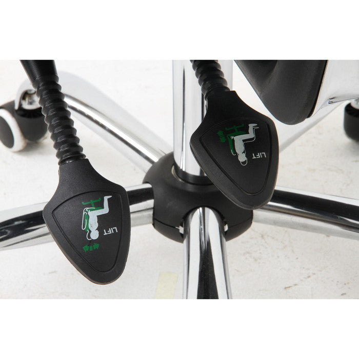 オフィスチェア デスクチェア パソコンチェア ヘッド付 アンテロプ ブラック HLC-1255F BK fj-50095の画像