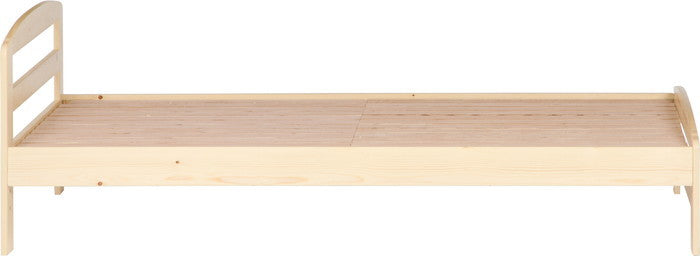 木製ベッド スアレスNA YSB-1062 ナチュラル 幅1010×奥行2010×高さ670mm fj-50205の画像