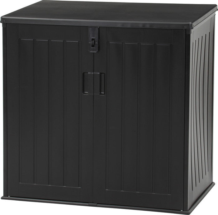 屋外収納庫 ガーデンストレージ FB5339 ブラック 幅1158×奥行710×高さ1125mm fj-50619の画像