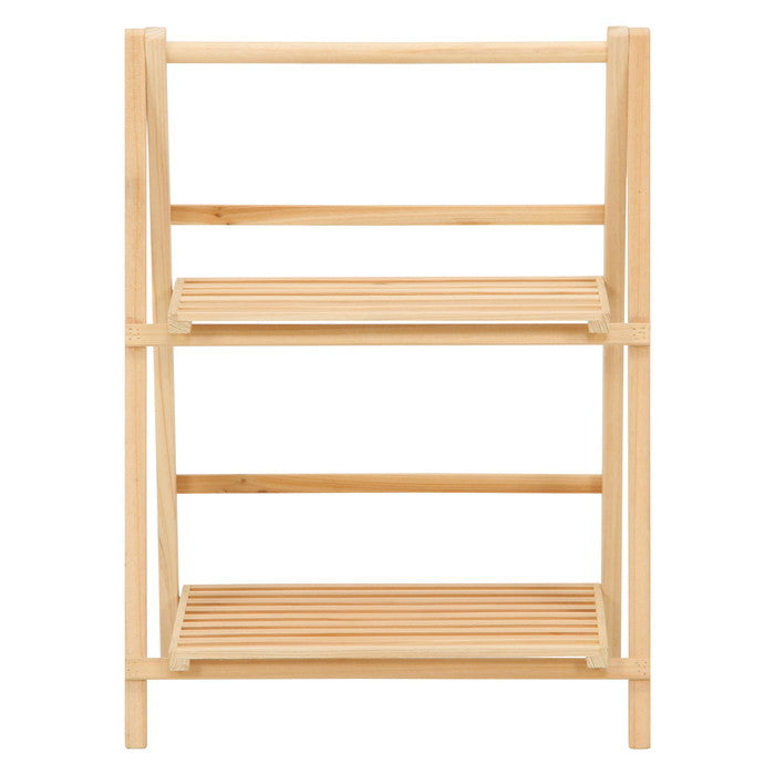 2段ラック ナチュラル 幅360×奥行205×高さ460 fj-50620の画像