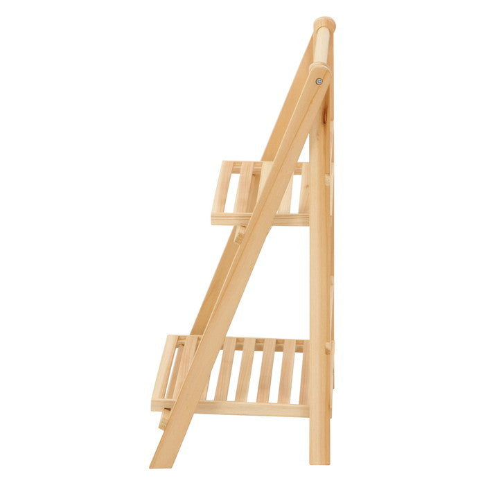 2段ラック ナチュラル 幅360×奥行205×高さ460 fj-50620の画像