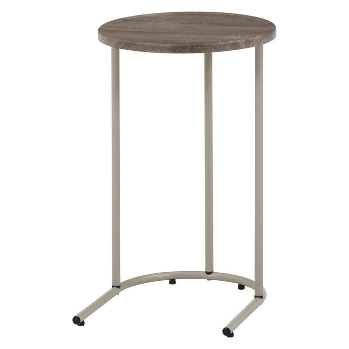 Chamill サイドテーブル グレージュ 幅340×奥行388×高さ535 fj-50720の画像