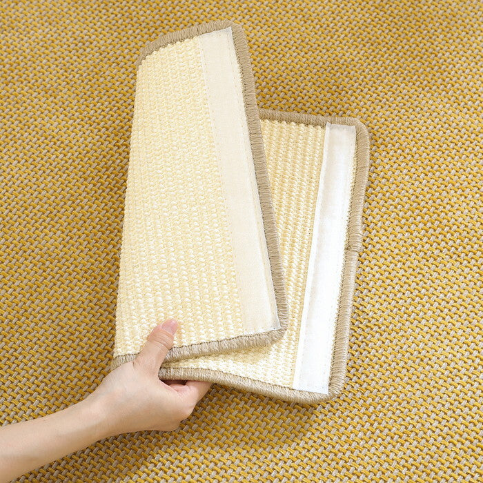 くるっと爪とぎシート M ナチュラル 完成品 W285×D350×H8mm fj-51120の画像