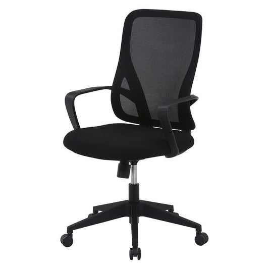 デザインチェア シンプル パレット BK ブラック 組立品 W605×D620×H950-1020mm 10.12kg fj-51131の画像