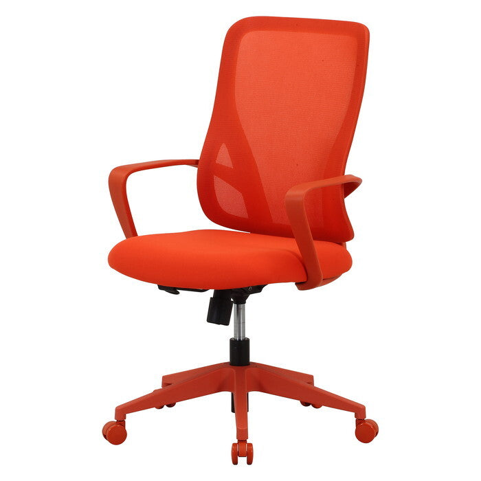 デザインチェア シンプル パレット OR オレンジ 組立品 W605×D620×H950-1020mm 10.12kg fj-51134の画像
