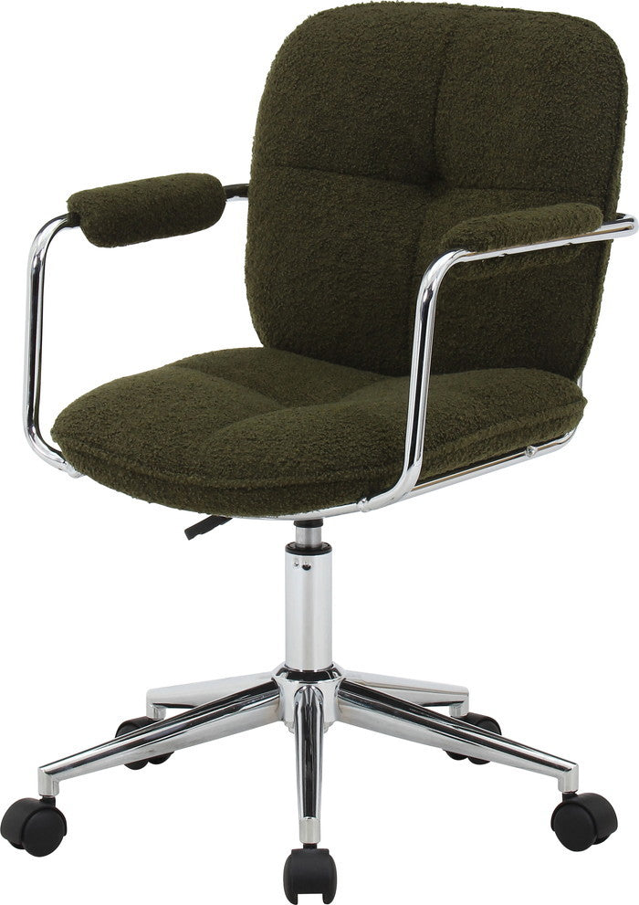 オフィスチェア デスクチェア ルル KH DM1157AKH カｰキ 幅550×奥行670×高さ830?920mm fj-51207の画像