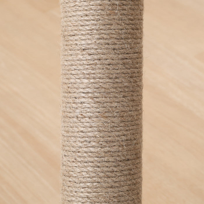 猫用 ネコ用 爪とぎ ポールタイプ ねこぱんち グレー グレー 幅290×奥行290×高さ445 fj-51248の画像