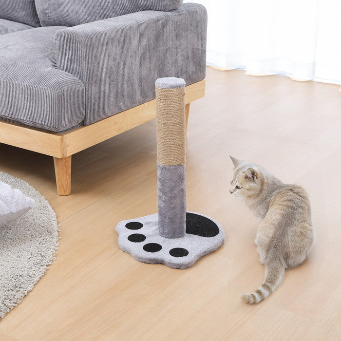 猫用 ネコ用 爪とぎ ポールタイプ ねこぱんち グレー グレー 幅290×奥行290×高さ445 fj-51248の画像