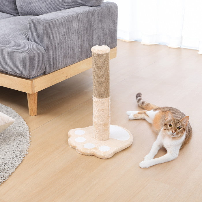 猫用 ネコ用 爪とぎ ポールタイプ ねこぱんち ブラウン 幅290×奥行290×高さ445 fj-51249の画像