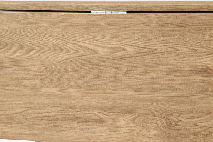 折りたたみ マルチテーブル 両バタフライ W80 ターニップ NA ナチュラル 組立品 W800×D800×H720mm fj-51286の画像