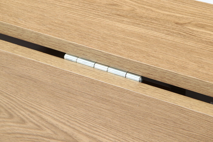 折りたたみ マルチテーブル 両バタフライ W80 ターニップ NA ナチュラル 組立品 W800×D800×H720mm fj-51286の画像