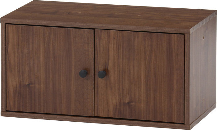 EZBO コネクトボックス 扉付き MBR EZ-CB60DR ミディアムブラウン 幅600×奥行320×高さ310mm fj-51404の画像