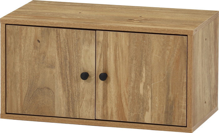 EZBO コネクトボックス 扉付き NA EZ-CB60DR ナチュラル 幅600×奥行320×高さ310mm fj-51408の画像