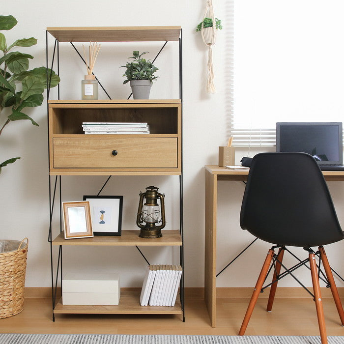 EZBO コネクトボックス 引出1杯 NA EZ-CB601D ナチュラル 幅600×奥行320×高さ310mm fj-51410の画像