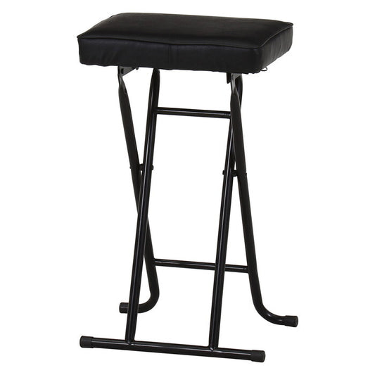 ハイチェアー イーグル BK ブラック 完成品 W360×D280×H600mm 2.4kg fj-51436の画像