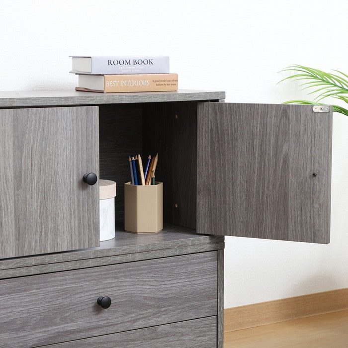 EZBO コネクトボックス 扉付き GY グレー 幅600×奥行320×高さ310 fj-51573の画像