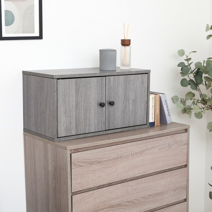 EZBO コネクトボックス 扉付き GY グレー 幅600×奥行320×高さ310 fj-51573の画像