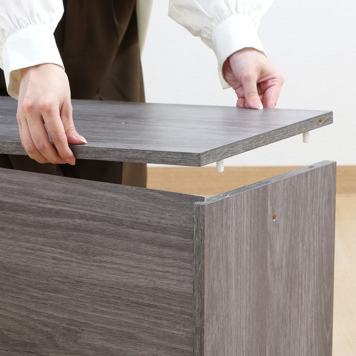 EZBO コネクトボックス 引出1杯 GY グレー 幅600×奥行320×高さ310 fj-51575の画像