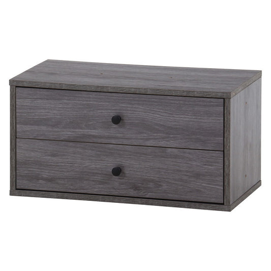 EZBO コネクトボックス 引出2杯 GY グレー 幅600×奥行320×高さ310 fj-51576の画像