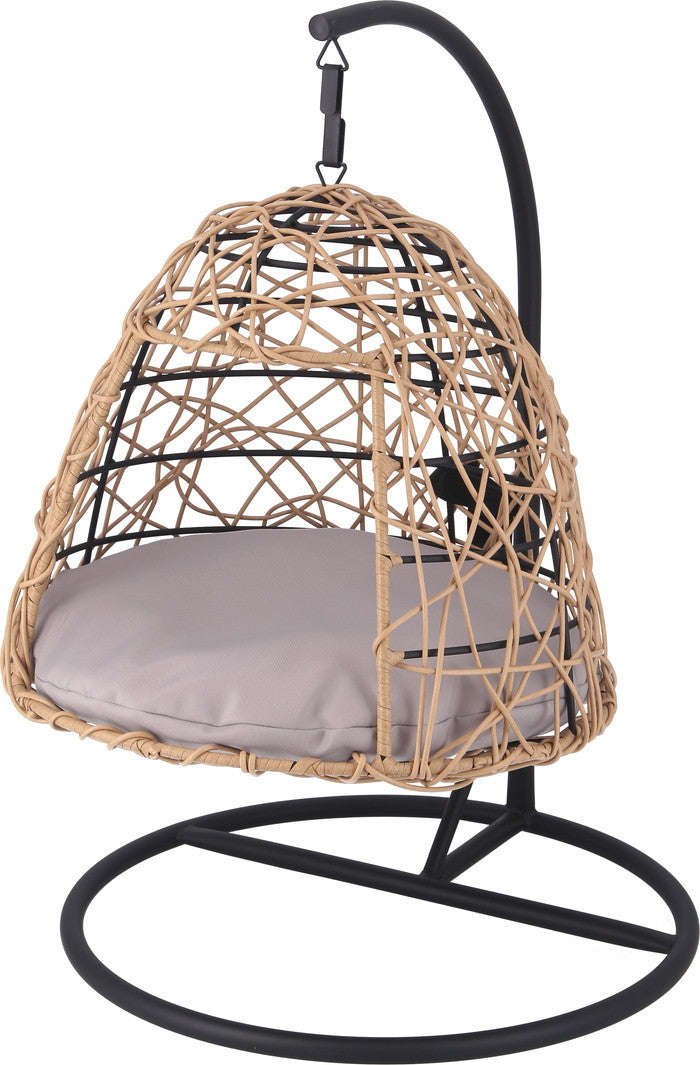 ペット用ハンギングチェア NA ナチュラル 幅580×奥行650×高さ865mm fj-51737の画像