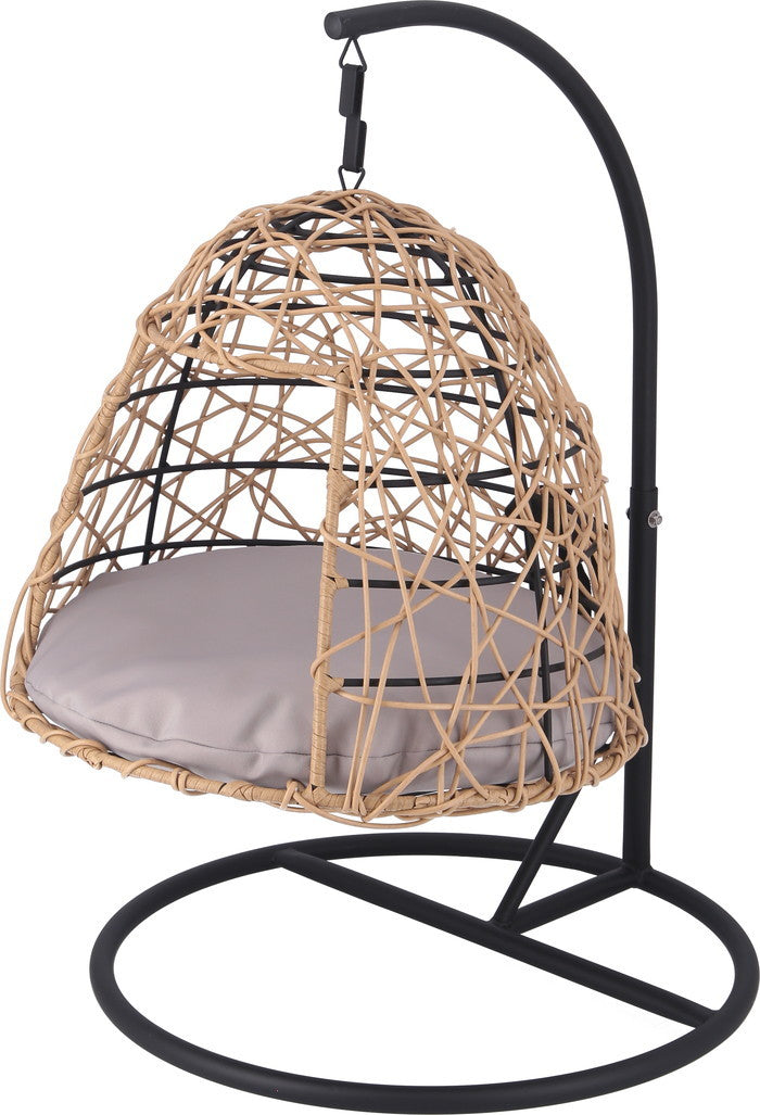 ペット用ハンギングチェア NA ナチュラル 幅580×奥行650×高さ865mm fj-51737の画像