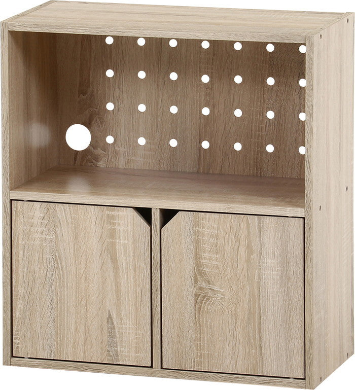 連結可能 収納ボックス オーク FBC609 オｰク 幅600×奥行290×高さ646mm fj-52261の画像